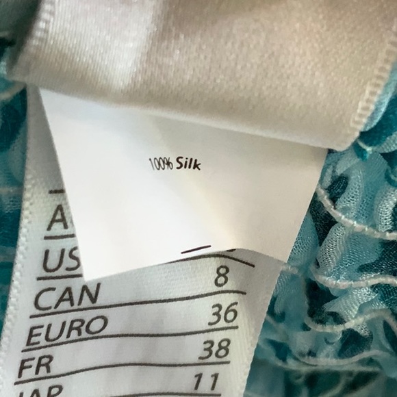 Lisa Blue ARABIAN NIGHTS Side Split Pant - Aqua Marine - Picture 8 of 14